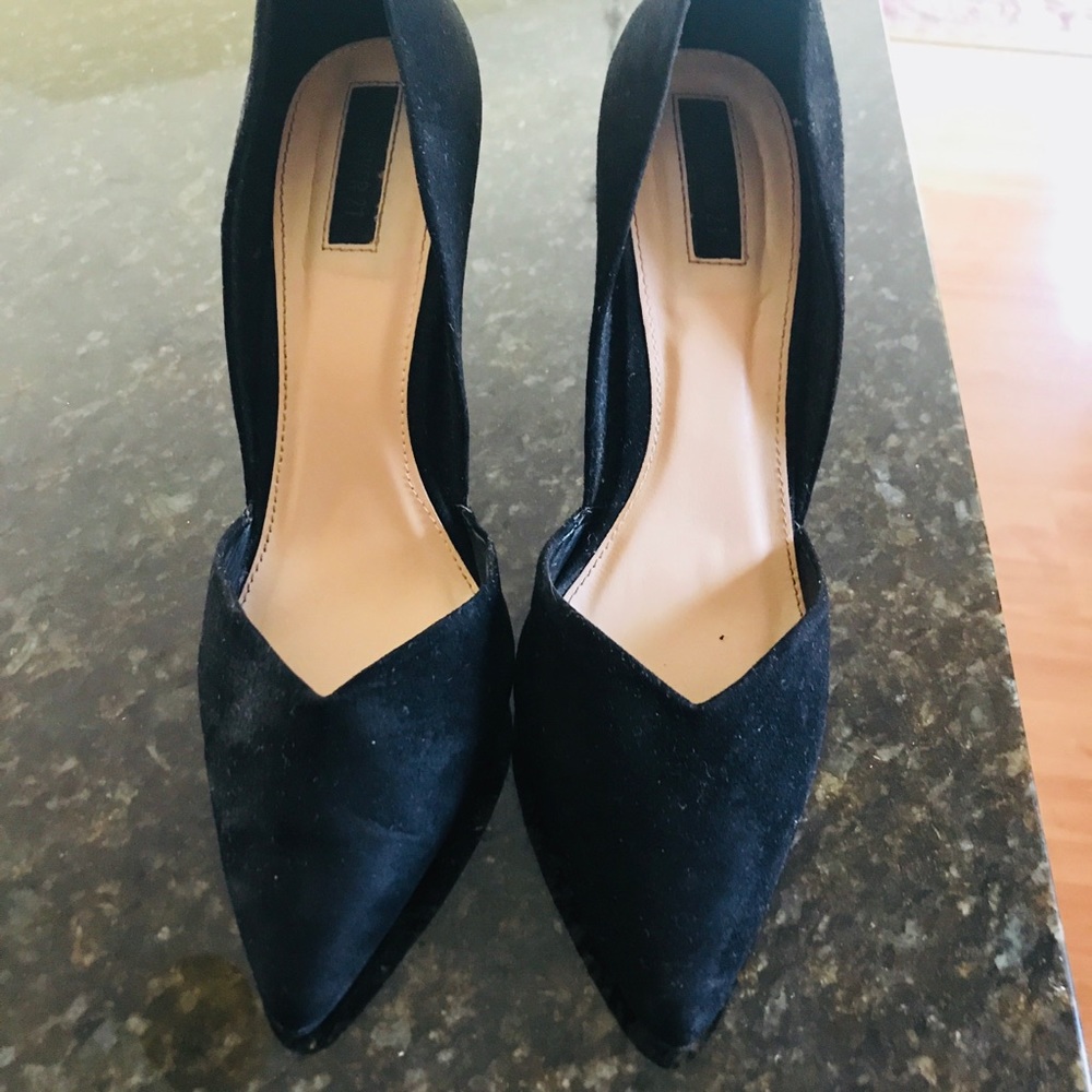 Black Velvet Stilettos